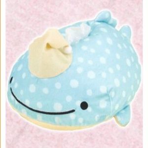 Jinbee San Whale Tissue Cover Box Plushy